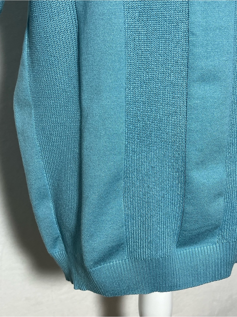 NWOT Blue Short Sleeve Knit Polo - size L - Picture 10 of 13
